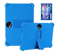 Case for WXUNJA C5 11-Inch Tablet - Shockproof Silicone Protective Cover with Kickstand, Drop-Resistant Business Style (Blue)