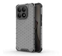 Case for Xiaomi 15T, Non-Yellowing Shockproof Protective Phone Cover, Hybrid Hard PC Back with Soft TPU Bumper, Gray