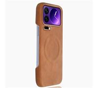 Case For Xiaomi 17 Pro Max/17 Pro/17, Super Slim Cover With Scratch-Resistant Wireless Charging Shell(Brown,17 Pro Max)