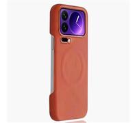 Case For Xiaomi 17 Pro Max/17 Pro/17, Super Slim Cover With Scratch-Resistant Wireless Charging Shell(Orange,17)