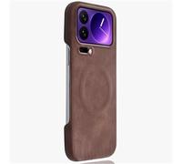 Case For Xiaomi 17 Pro Max/17 Pro/17, Super Slim Cover With Scratch-Resistant Wireless Charging Shell(Brown1,17 Pro)