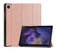 Case for Xiaomi Pad 7 Tablet, Slim Lightweight Trifold Stand Magnetic Hard Cover PU Leather Folio Book Cover Protective Shell for Xiaomi Pad 7,rose gold