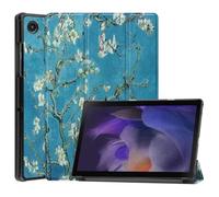 Case for Xiaomi Pad 7 - Ultra Slim Tri-Fold Adjustable Stand & Auto Wake/Sleep Stand Feature Shell Protector Cover for Xiaomi Pad 7,Green flower