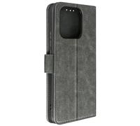 Case for Xiaomi Redmi 12C Card-holder Cover Video Stand Feature Grey
