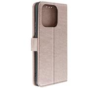 Case for Xiaomi Redmi 12C Card-holder Cover Video Stand Feature Pink