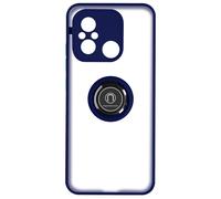 Case for Xiaomi Redmi 12C Metallic Ring Video Stand Blue