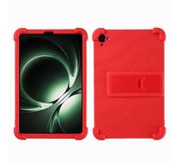 Case for Xiaomi Redmi K Pad 8.8 inch 2025 Tablet with PC Kickstand, Soft Silicone, Washable, Thickened Corner Shockproof Case, Red