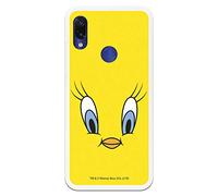 Case for Xiaomi Redmi Note 7-Note 7 Pro Official Looney Tunes Tweety Yellow Background to Protect Your Mobile. Flexible Silicone Case with Official Warner Bros. License