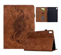 Case for Xiaomi Redmi Pad 2 11.0 Inch 2025 with Pencil Holder, Smart Cover Made of PU Leather with Stand Function, Magnetic Closure (Brown)