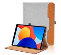 Case for Xiaomi Redmi Pad SE 8.7" 2024 / Redmi Pad SE 8.7 inch 2024 PU Leather Smart Cover with Pocket &Pencil Holder, Multi-Angle Viewing Stand Cover -Grey