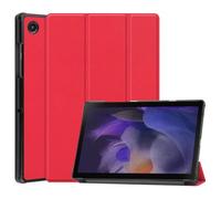 Case for Xiaomi Redmi Pad SE 8.7 inch 2024 Tablet, Slim Lightweight Trifold Stand Magnetic Hard Cover PU Leather Folio Book Cover Protective Shell for Xiaomi Redmi Pad SE 8.7 inch 2024,red