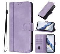 Case for Xiaomi Redmi Turbo 5 5G / Poco X8 Pro 5G, Flip Wallet Phone Case Shockproof Retro PU Leather Protective Cover with Magnetic Clasp Kickstand Card Slots Holder Cover, Purple