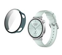 Case for Xiaomi Watch S4 41 mm Smartwatch Protective Case, 360° All-Round PC Case Hard PC Bumper Protective Case Housing Smartwatch Cover (Green)