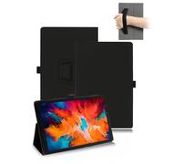 Case for XPPen Magic Note Pad 10.95 inch Tablet - PU Leather Folio Cover with Folding Stand,toergy Hand Strap & Pencil Holder, Black