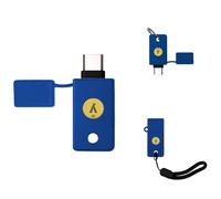 Case for YubiKey 5C NFC,Silicone Protective Cover Holder Fit for Yubico Security Key C NFC,Quick Access & Everyday Protection-Blue