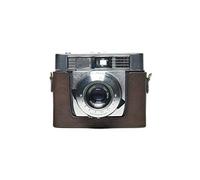 Case for Zeiss Ikon Symbolica Camera, Zakao Handmade Genuine Real Leather Half Camera Case Bag Cover for Zeiss Ikon Symbolica 35mm Film Camera With Hand Strap (Coffee)
