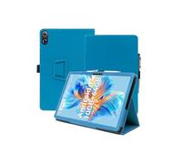 Case for ZOFYWNAS A10 Android 14 Tablet 10 Inch 2024 Upgraded Version，WUNIAK Premium Leather Business Folio Stand Cover with Hand Strap for Tablet,Light Blue.