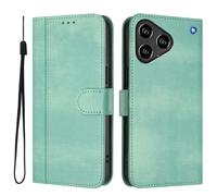 Case for ZTE Blade A76 4G, Flip Wallet Phone Case Shockproof Retro PU Leather Protective Cover with Magnetic Clasp Kickstand Card Slots Holder Cover for ZTE Blade A76 4G, Mint