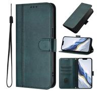 Case for ZTE Nubia RedMagic 11 Air, Flip Wallet Phone Case Shockproof Retro PU Leather Protective Cover with Magnetic Clasp Kickstand Card Slots Holder Cover for ZTE Nubia RedMagic 11 Air, Green