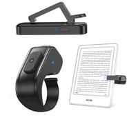 [Case-Friendly] Remote Control Page Turner Ring for Kindle Paperwhite Oasis Scribe Kobo eReaders Page Turner Clicker with Storage Bag
