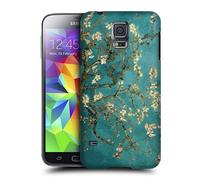 Case Fun Almond Blossom Snap-on Hard Back Case Cover for Samsung Galaxy S5 Mini (G800F Duos G800H)