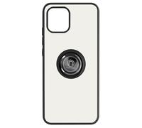 Case Galaxy A03 Bi-material Metal Ring Function Stand black