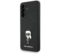 Case Galaxy A36 Karl Lagerfeld Plastic Black Glitter Figurine Logo Metal