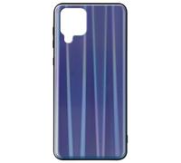 Case Galaxy A42 Bi-material Holographic Shiny Thin dark blue