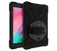 Case Galaxy Tab A 8.0 2019 Hybrid Rotating Handle Kickstand Holder Black
