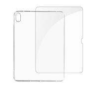 Case iPad 10.9 2022 Silicone Gel Flexible Tempered Glass 9H Screen Protector