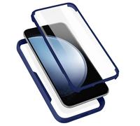 Case iPhone 14 Plus Shockproof Back and Polymer Front Blue Contour