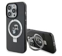 Karl Lagerfeld Ring Stand Karl & Choupette Case KLHMP15XHMRSKCK, Black - iPhone 15 Pro Max