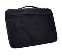 Case-it Ballistic Nylon Padded Laptop Sleeve | Holds Up to 13 Inch Laptop/Tablet | Easy Handle to Carry | External Zipper Pocket | Laptop Protector | LAP-514-BAL Black