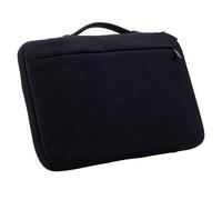 Case-it Neoprene Padded Laptop Sleeve | Holds Up to 13 Inch Laptop/Tablet | Easy Handle to Carry | External Zipper Pocket | Laptop Protector | LAP-514-NEO Black