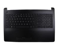 Case Keyboard Compatible with HP 15-BS / 15-BW Glossy Black + Top Case - Easy Installation and Easy to Use
