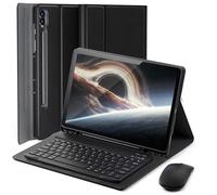 Case Keyboard for Samsung Galaxy Tab S10 Ultra / S9 Ultra 14.6 inch / S8 Ultra 14.6 inch - Mouse and Detachable Keyboard with S Pen Holder - Black