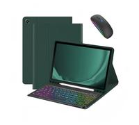 Case Keyboard For Samsung Galaxy Tab S6 Lite 10.4 Inch 2024/2022/2020 With Mouse,7 Color Rainbow Backlight Detachable Keyboard Magnetic Case With Pen Slot