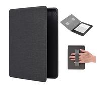 Case Kindle Paperwhite 4 2018 10th, 6 Inch Smart Cover Case with Wrist Strap and Auto Sleep Wake Function, Signature Edition Kindle Cases Black (Black)