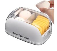 Case - Makeup Sponge Holder & Organizer, Portable Cosmetic Storage Box | Multiple Purposes Multifunctional Tool For Sponges And Eggs, Travel-Friendly Storage, Home Vanity Organizer