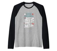 Case manager because miracle worker Raglan Baseball Tee