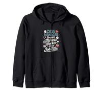 Case manager because miracle worker Zip Hoodie