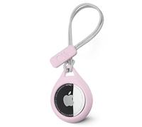 Case-Mate AirTag Holder - AirTag Keychain with Rugged Strap - Easy to Use, Protective, Durable Hard Shell Air Tag Case for Dog Collar, Cat Collar, Keys, Luggage, Backpack, Purses - 1 Pack, Blush