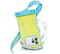Case-Mate - IP68 Waterproof Phone Pouch [Touchscreen Compatible] - Floating Waterproof Phone Case w/Crossbody Lanyard for iPhone 14 Pro Max/ 13 Pro Max/ 12 Pro Max/ 11/ S22 Ultra - Citrus Splash