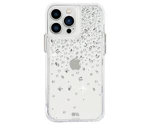 Case-Mate iPhone 13 Pro Max Case - Karat Crystal Gems Design, 10FT Drop Protection, Wireless Charging, Shock Absorbing, Anti Scratch, Clear Color, TPU Material, Basic Case