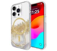 Case-Mate iPhone 15 Pro Case - Karat Marble [12FT Drop Protection] [Compatible with MagSafe] Magnetic Cover with Cute Bling Sparkle for iPhone 15 Pro 6.1", Anti-Scratch, Shock Absorbent, Slim Fit