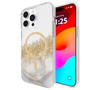 Case-Mate iPhone 15 Pro Max Case - Karat Marble [12ft Drop Protection] [Compatible with MagSafe] Magnetic Cover with Cute Bling Sparkle for iPhone 15 Pro Max 6.7", Anti-Scratch, Shock Absorbent, Slim