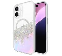 Case-Mate iPhone 16 Case [Compatible with MagSafe] - Sparkly Holographic Phone Case with 12ft Drop Protection - Premium Magnetic Cover for iPhone 16 - Karat Iridescent