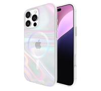 Case-Mate iPhone 16 Pro Max Case [Compatible with MagSafe] - Stylish Iridescent Phone Case with 12ft Drop Protection - Premium Magnetic Cover for iPhone 16 Pro Max - Soap Bubble