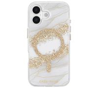 Case-Mate iPhone 17 Case [Compatible with MagSafe] - Stylish Marble Phone Case with 12ft Drop Protection - Premium Magnetic Cover for iPhone 17 - Karat Granite