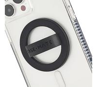 Case-Mate Magnetic Phone Grip (Loop Grip) - Magnetic Phone Ring Holder - Removable Soft MagSafe iPhone Holder - for iPhone 14 Pro Max / 14 Pro / 14 Plus / 14/13 Pro Max / 13 Pro / 13/12 - Black